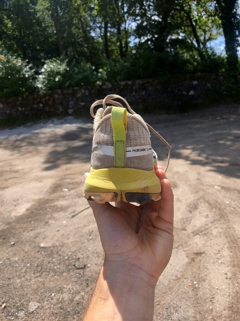 Saucony Peregrine 13 trail running shoe back